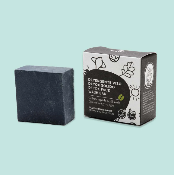 Facial Cleanser - Detox with Charcoal and Green Coffee