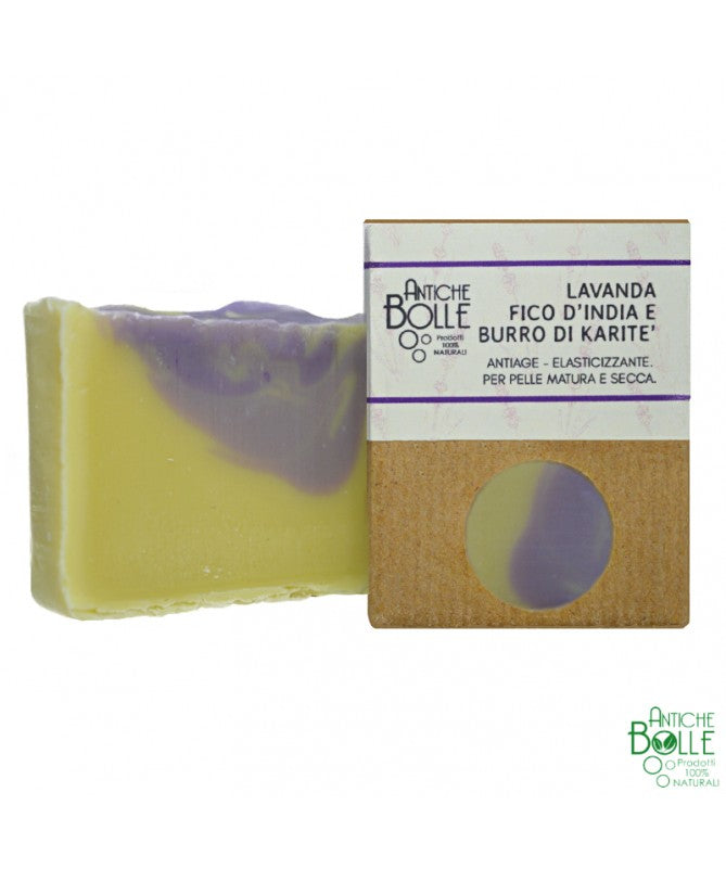 Soap - Anti-aging and Elasticizing with Lavender, Prickly Pear and Shea Butter