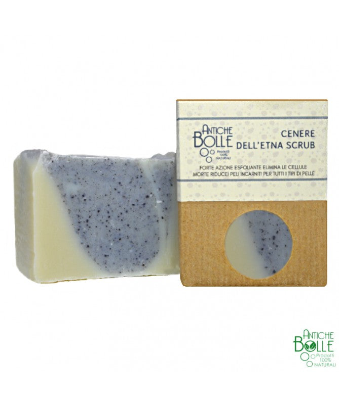 Scrub soap - Strong exfoliating action with Etna Ash